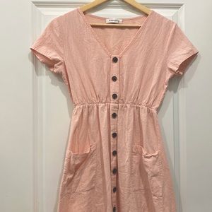 Pink Midi Dress